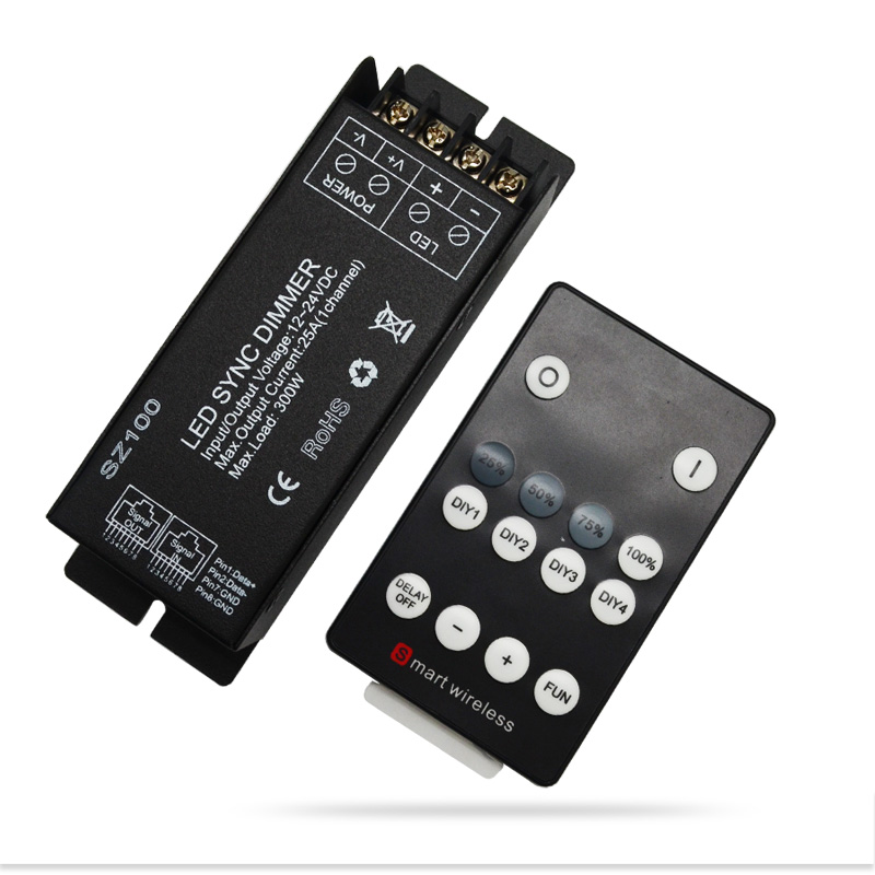 Контроллер для ленты белой, 300W, 12/24V