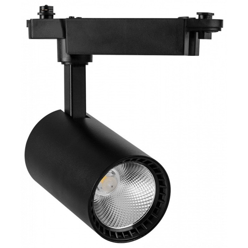 Светодиодный трековый светильник 30w (COB) C27 3000k Черный