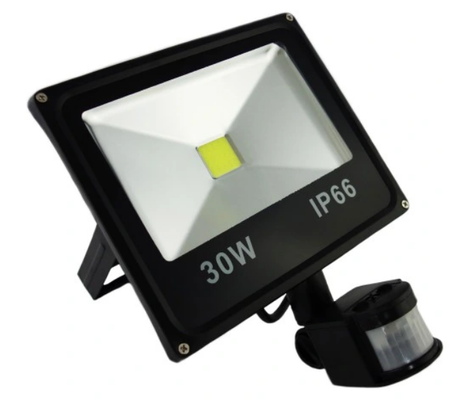Светодиодный прожектор 30W 220V IP67 6500k с Д/Д ЧЕРНЫЙ