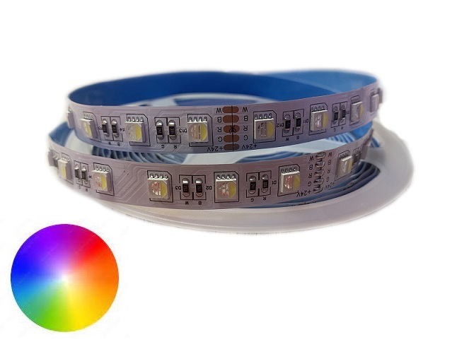 Светодиодная лента RGBW 24V 14,4W/m  LED60 smd5050  