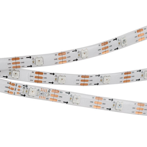 Светодиодная лента 5V 14W/m IP20 чип2812 60SMD "Адресная"