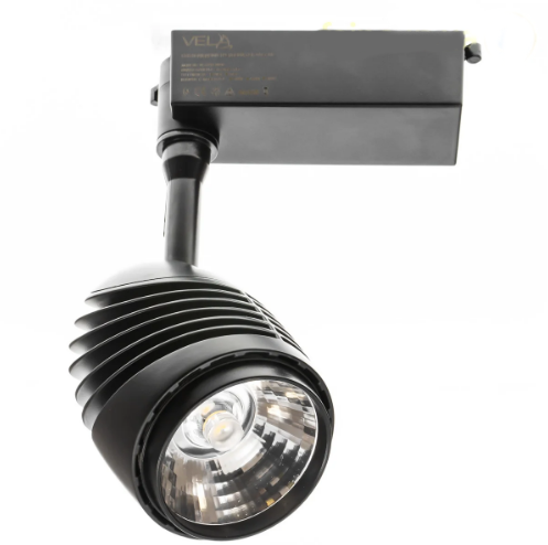Светодиодный трековый светильник 35w DIY 007-35 (черный) 4000K 220v