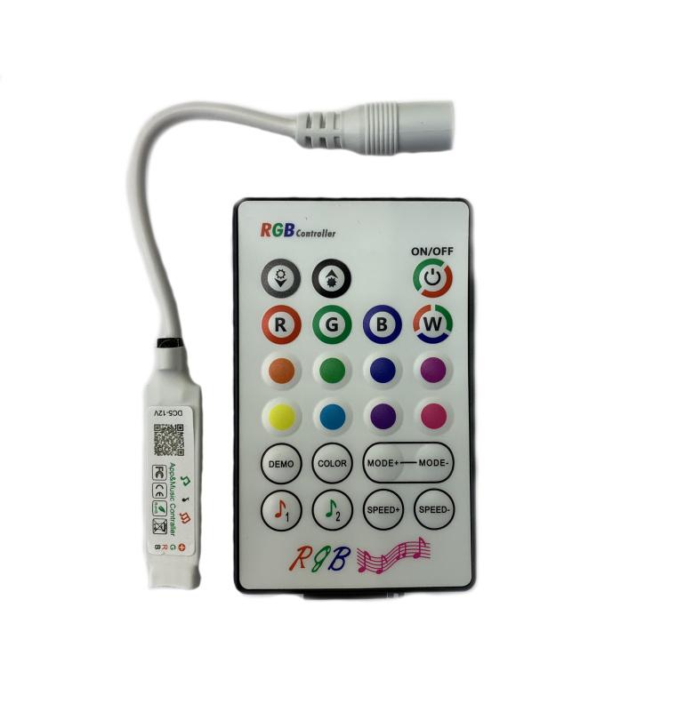 Контроллер для светодиодной RGB ленты (музыкальный) 5-12v Луйта