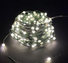 Гирлянда светодиодная "Капелька росы" LED, белый, контроллер, 10м