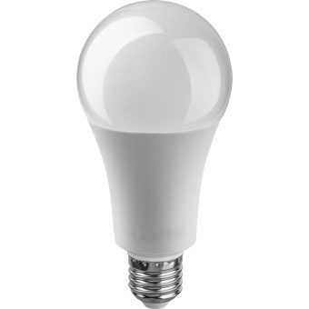 Лампа светодиодная 25W E27 A70 6500K 220V пластик+алюм (LED PREMIUM А70-25W-E27-WW) (ЛОН) Включай
