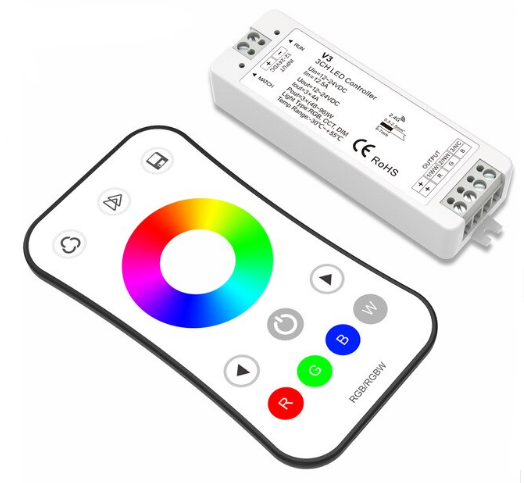 Контроллер для светодиодной ленты RGB V3 12-24v 288w + пультR8