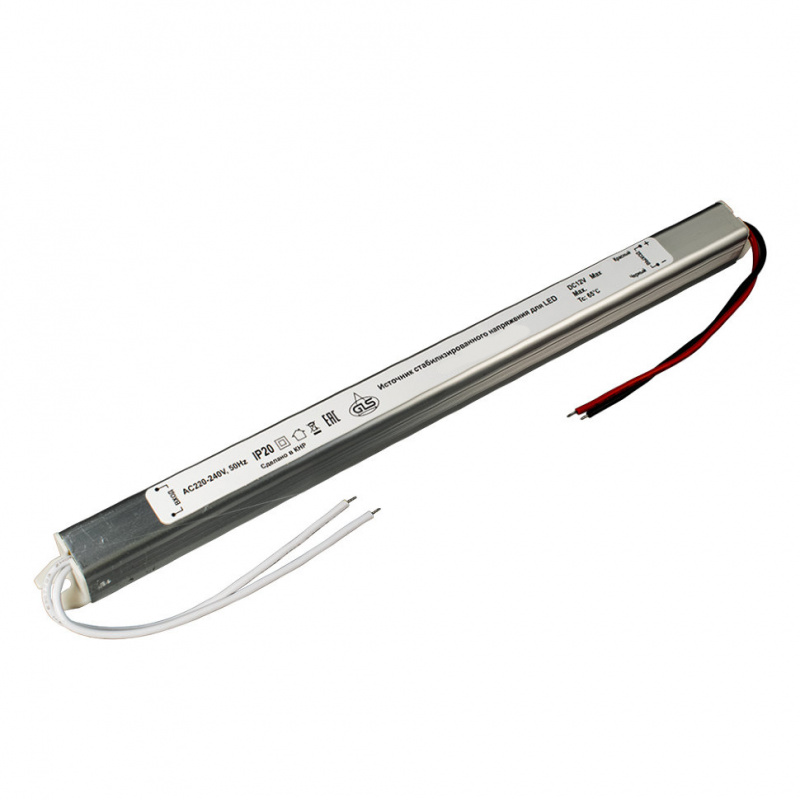 Блок питания 6A  72W 12V IP20 NEW