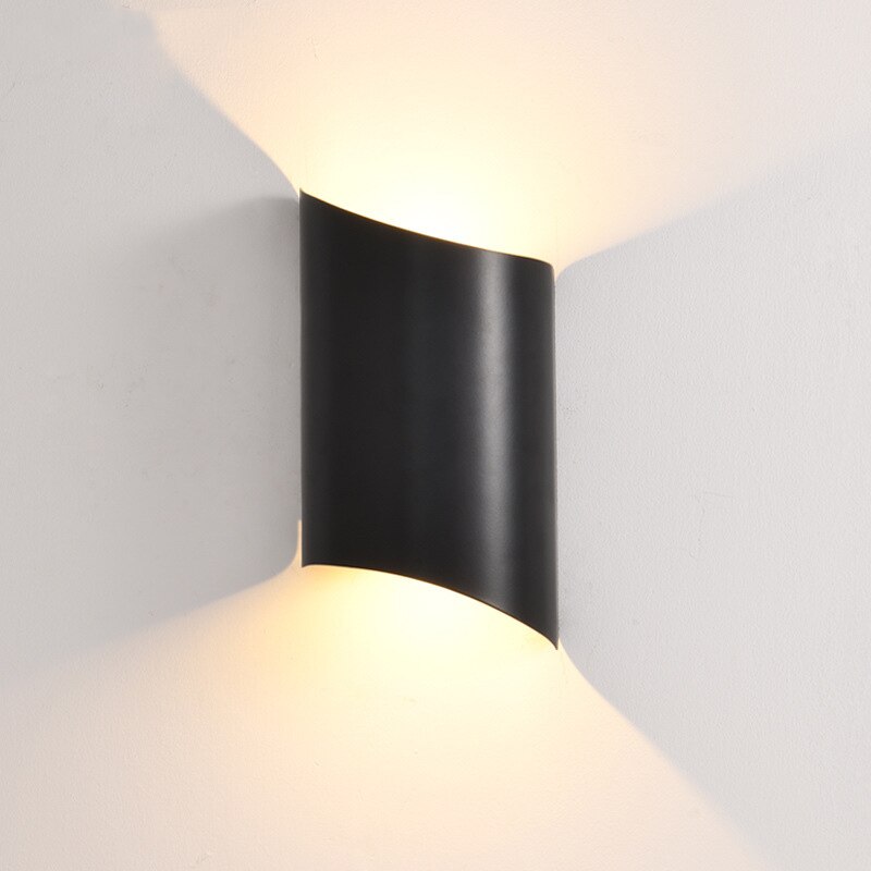 Настенный светодиодный светильник (1109) Черный COB2x5w 220v