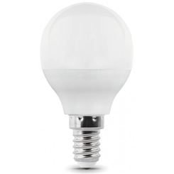 Лампа светодиодная 7,5W E14 шарик 4000K 220V пластик+алюм. (LED OPTI G45-7,5W-E14-W) OPTI Включай