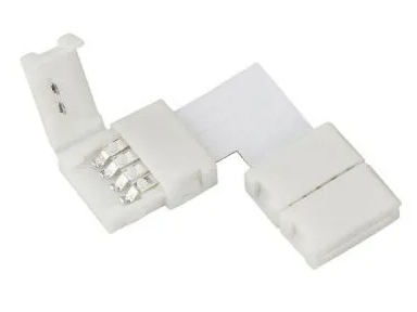 Коннектор для светодиодной ленты SWG RGB 4pin 10мм угловой