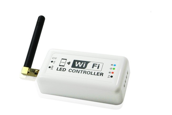 Беспроводной Wi-Fi LED контроллер для RGB лент. С антеной