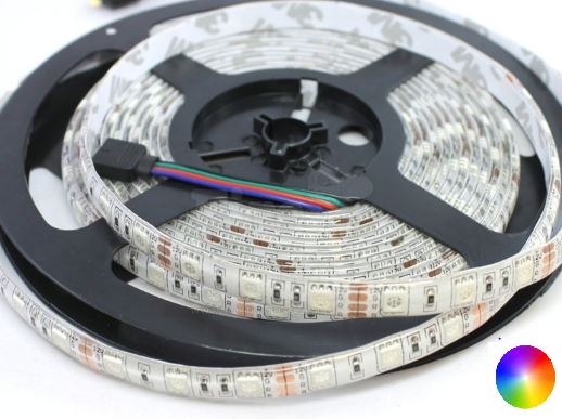 Светодиодная лента 12V 14.4W/m IP65 LED60 smd5050 RGB