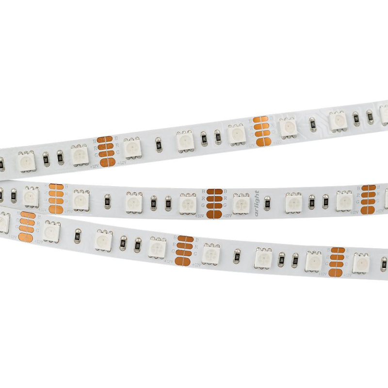 Светодиодная лента 12V 14.4W/m IP20 LED60 smd5050 RGB