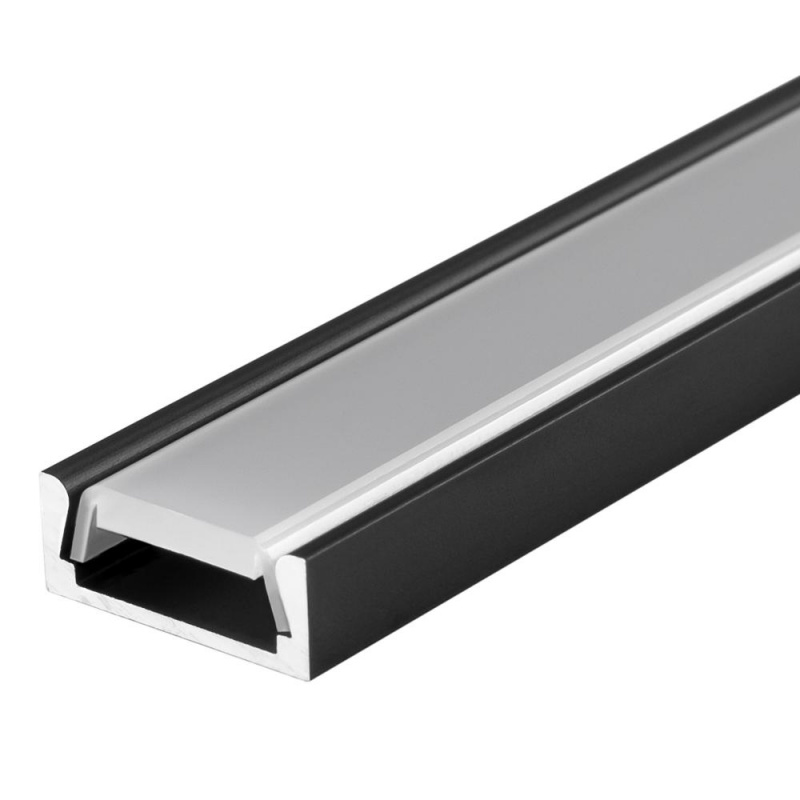 Накладной алюминиевый профиль ST-N 1506 (Черный)