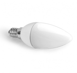Лампа светодиодная 10W E14 свеча 6500K 220V (LED PREMIUM C37-10W-E14-WW) Включай 