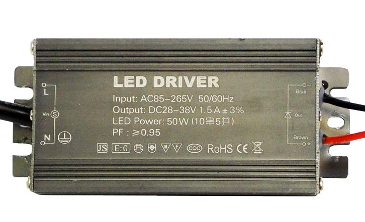 Драйвер 50W (in85-265 out28-38 1.5A)