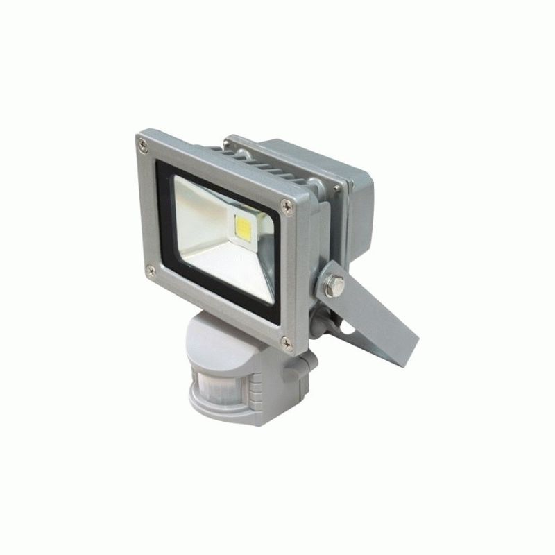 Светодиодный прожектор 10W 220V IP67 6500k с Д/Д СЕРЫЙ