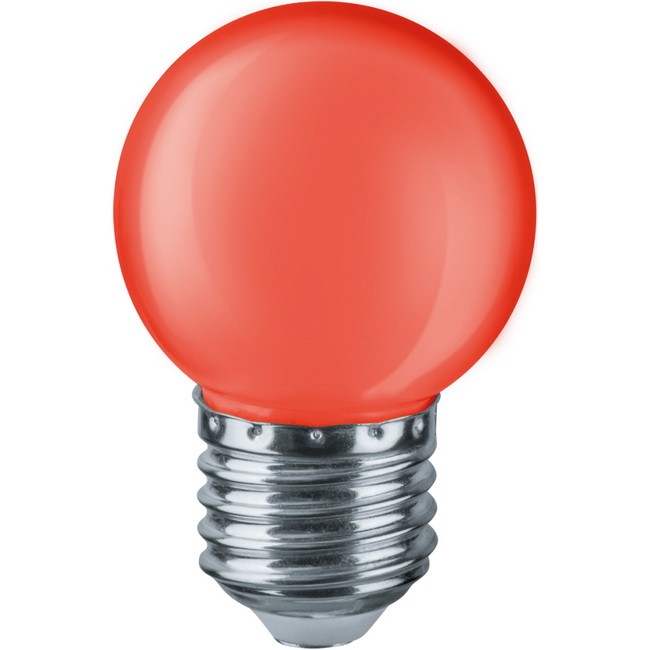 Светодиодная лампа Е27 2w Е27 220v Red