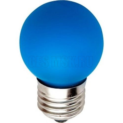 Светодиодная лампа Е27 2w Е27 220v Blue