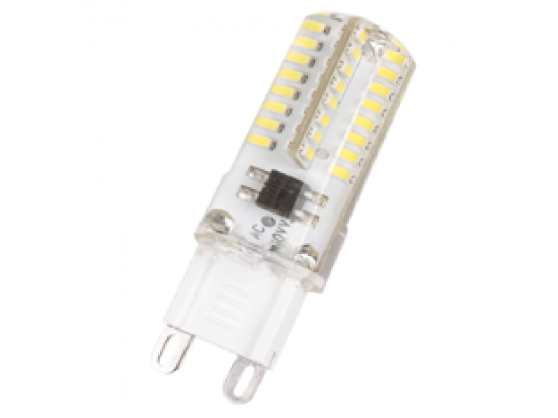 Светодиодная лампа G9 6W 64smd 3000к 220V