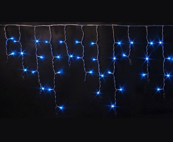  Гирлянда светодиоднаяБахрома LED 3м синяя