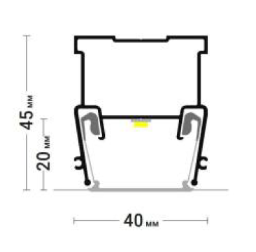 Световые линии 6838 LINE 30 (45*40mm)