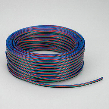 Провод для светодиодной ленты RGB 4х0,25мм ( Шлейф питания ARL-20AWG-4Wire-CU
